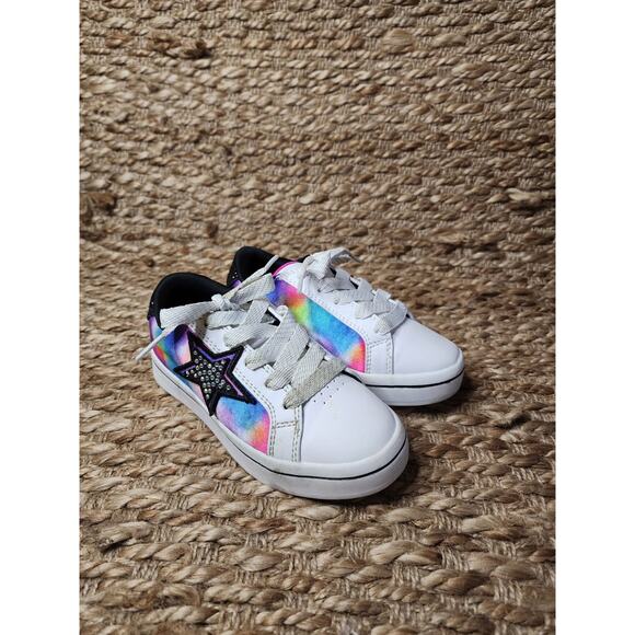 GIRLS SKECHERS HI LITE STARRY Multicolor Kids Fashion Sneakers Shoes Size 11 - Picture 6 of 13